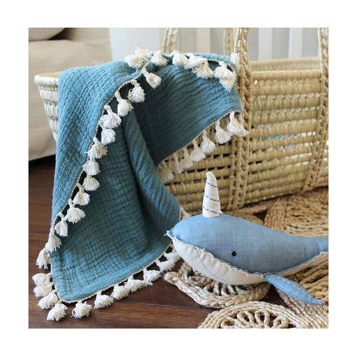 6 Layer Muslin Blanket Riverstone