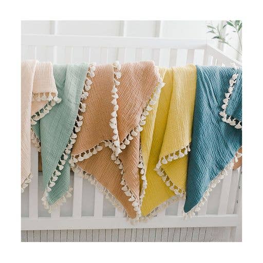 6 Layer Muslin Blanket Riverstone