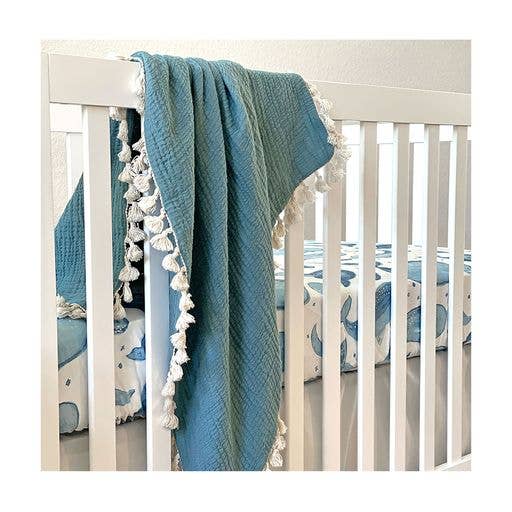 6 Layer Muslin Blanket Riverstone