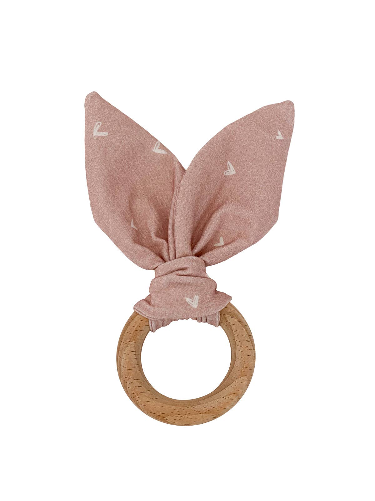 Crinkle Bunny Ears Teether- Sweethearts