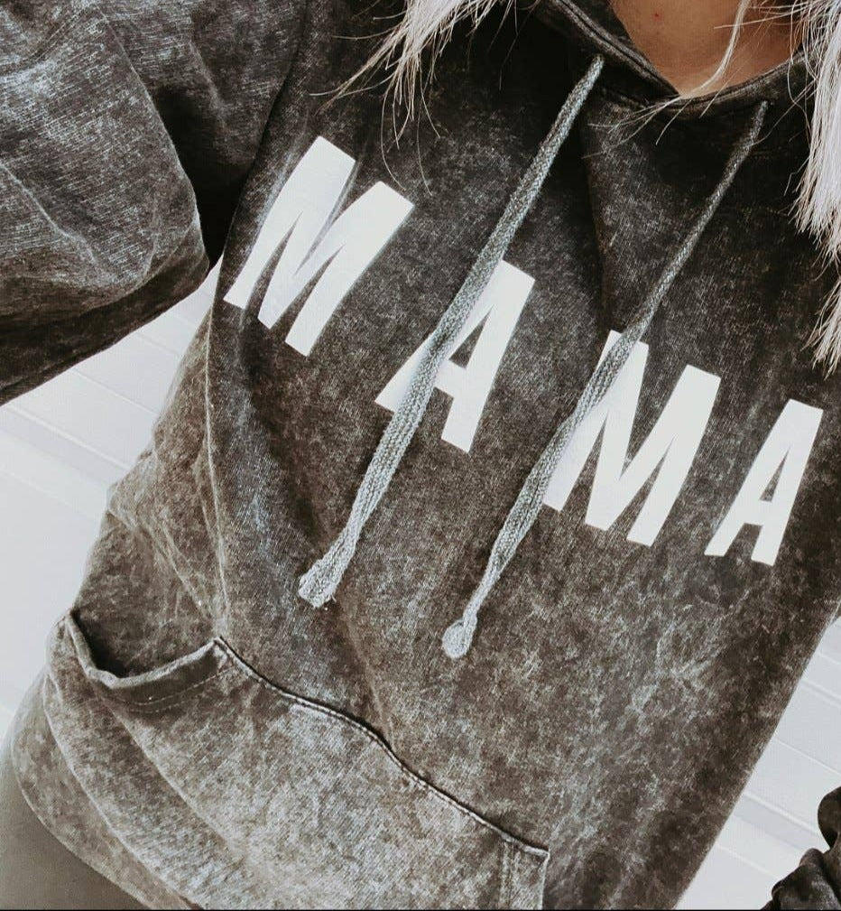 Mineral Wash MAMA Hoodie