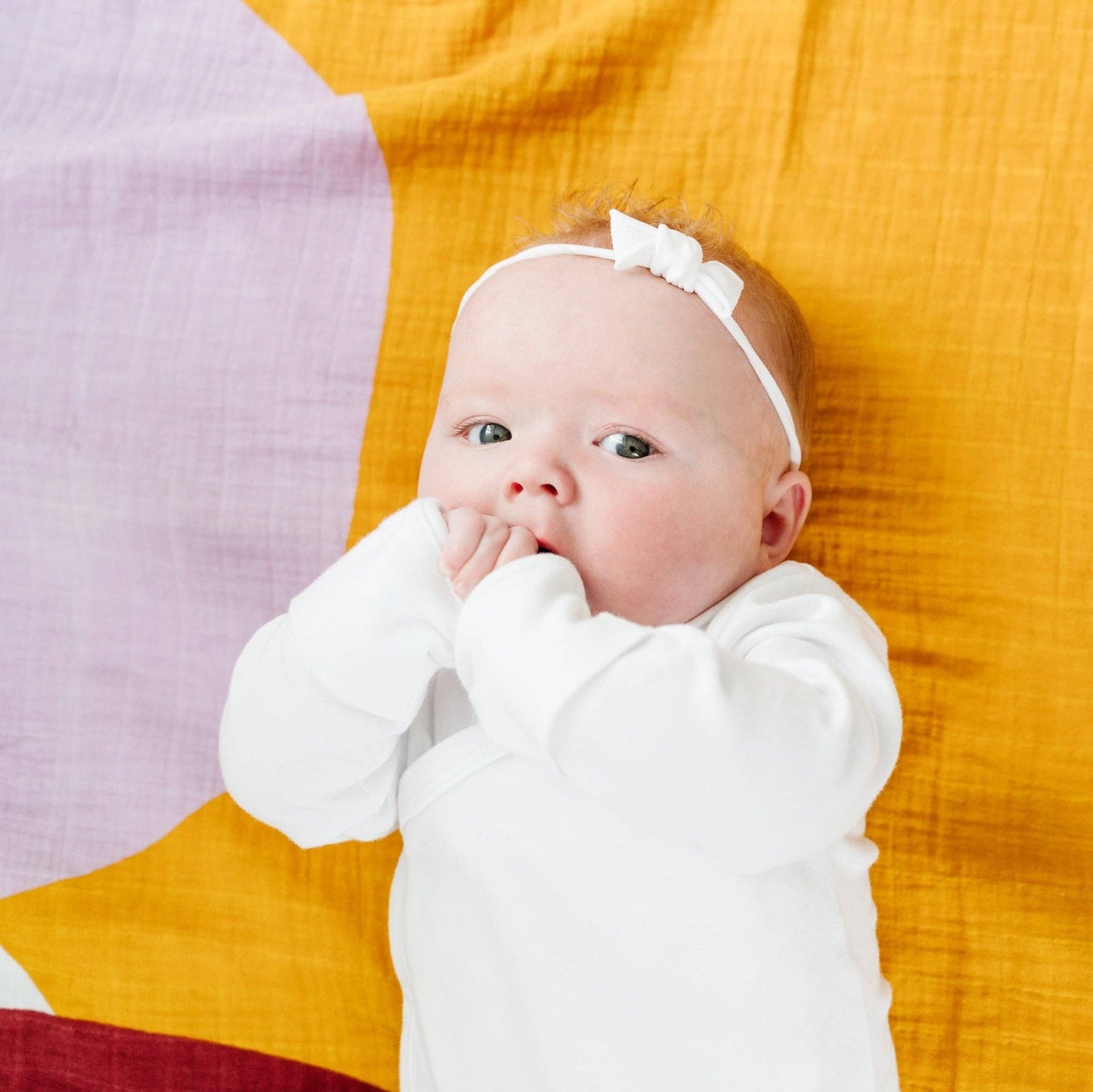 Organic Cotton Muslin Swaddle Blanket - Unity