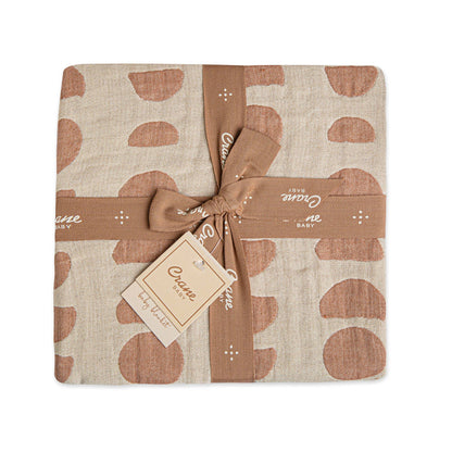 Jacquard Blanket Copper Moon Phase