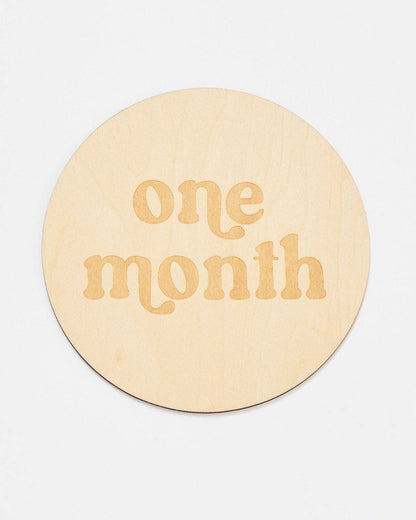 Sprout + Shine<br>wooden milestone cards