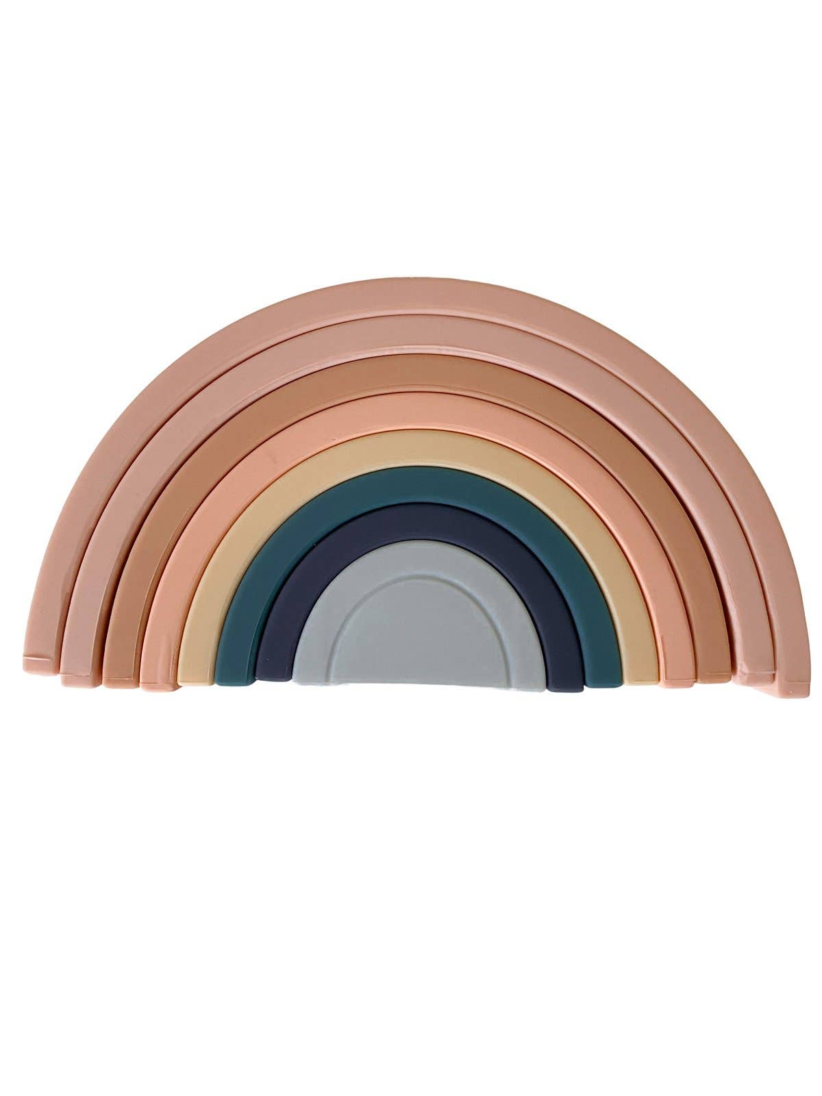 Rainbow Teether Silicone Stacker- Morning Sky ⋒