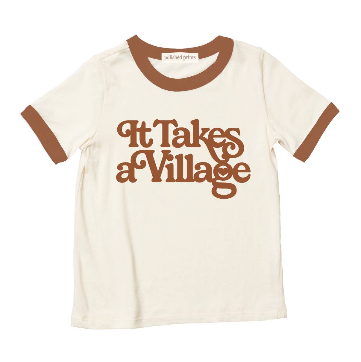 "It Takes a Village" Kid's Retro Tee